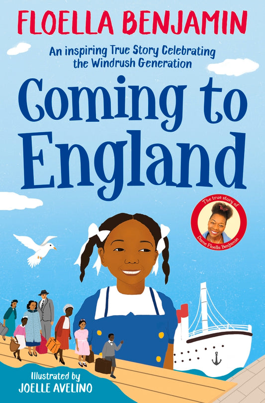 Book cover of Coming To England by Floella Benjamin