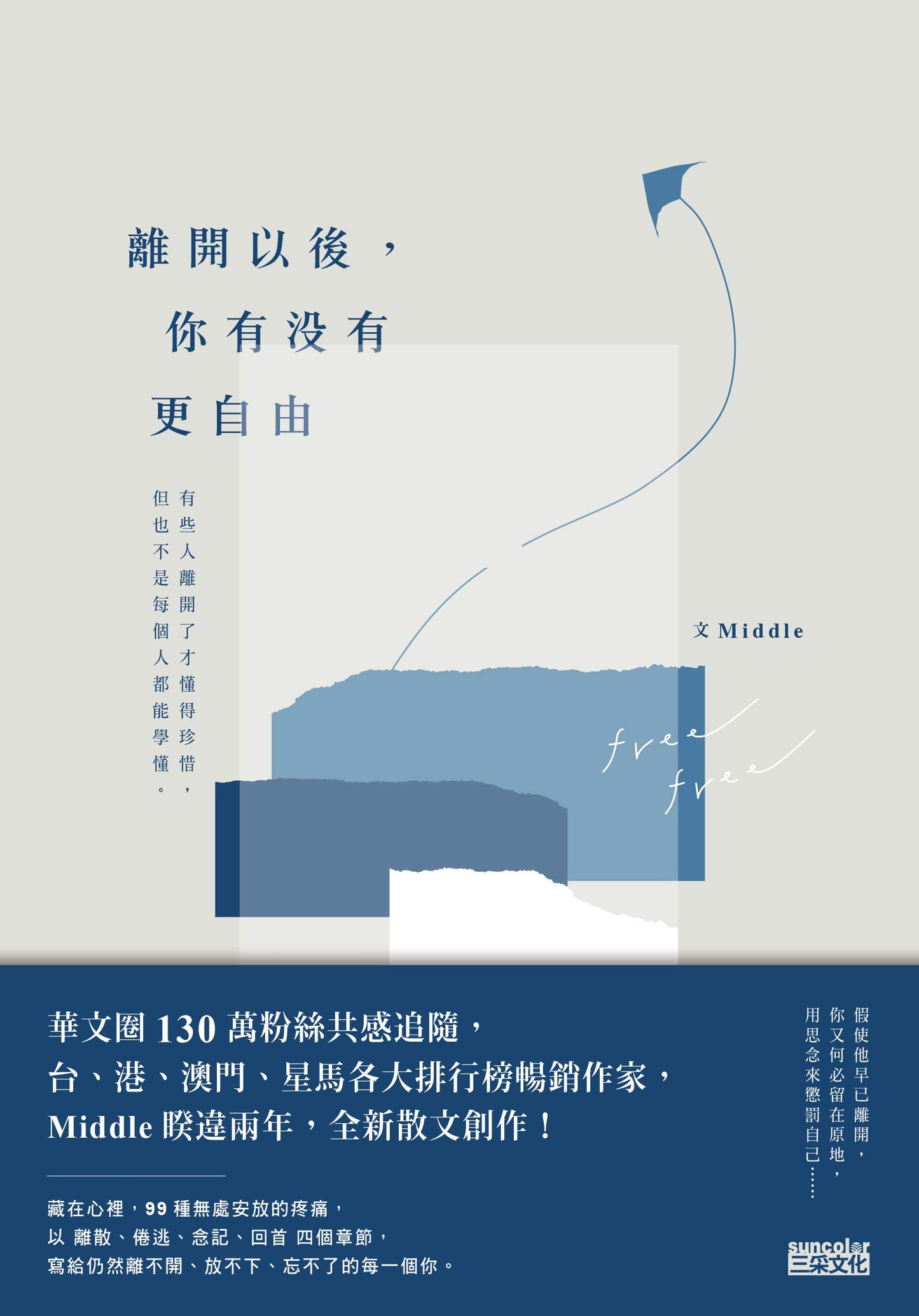 Book cover of 離開以後，你有沒有更自由 by Middle
