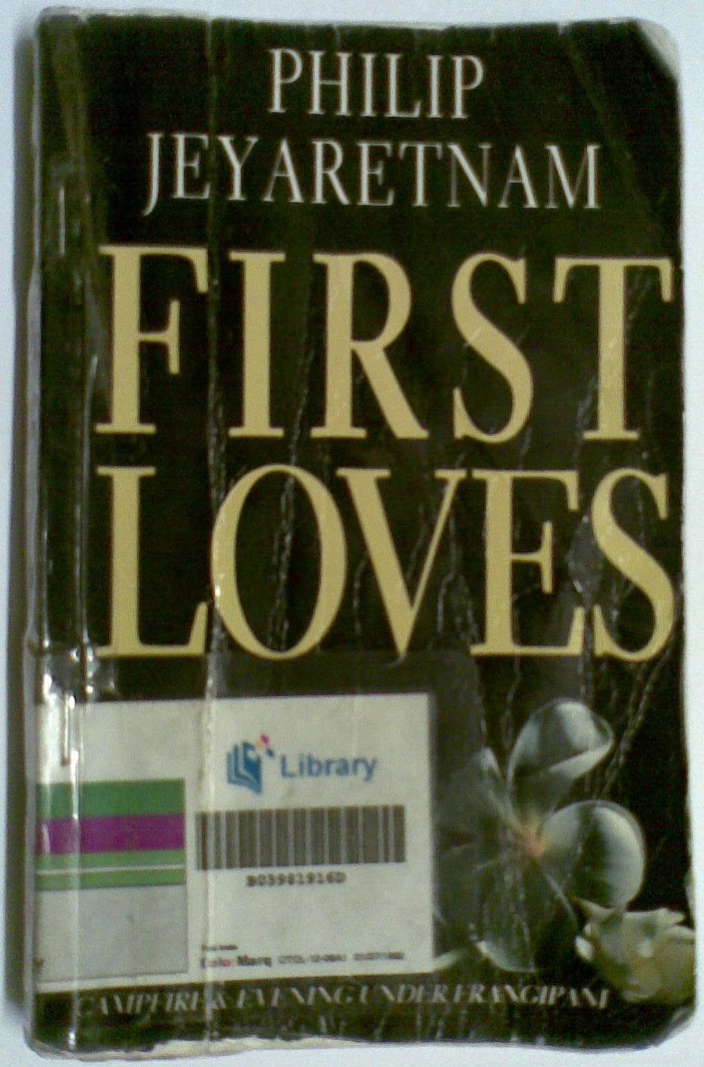 Book cover of First Loves by Philip Jeyaretnam