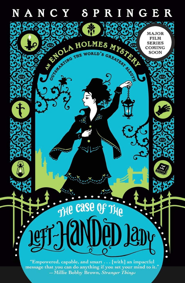 Book cover of The Case Of The Left-Handed Lady by Nancy Springer