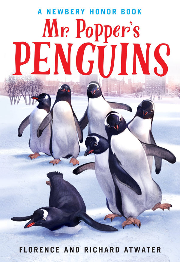 Book cover of Mr. Popper's Penguins by Richard Atwater, Florence Atwater, Jim Madsen (Illus.)