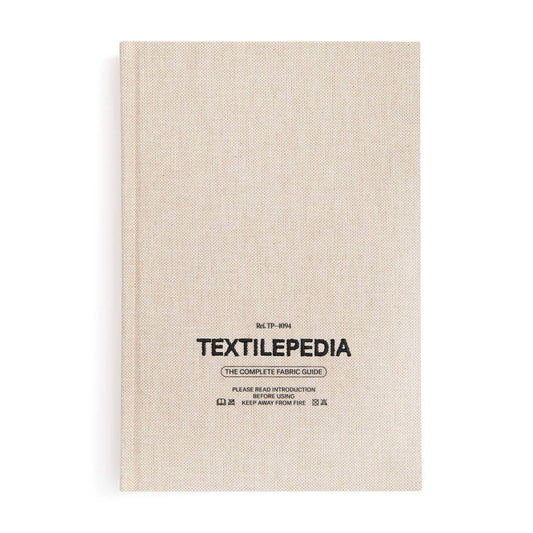 Book cover of Textilepedia: The Complete Fabric Guide by Fashionary