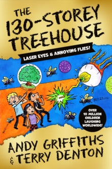 Book cover of The 130-Storey Treehouse by Andy Griffiths