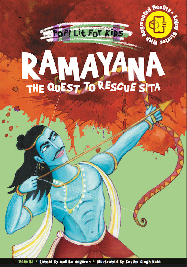 Book cover of Ramayana: The Quest To Rescue Sita by Vālmīki, Kavita Singh Kale (Illus.)