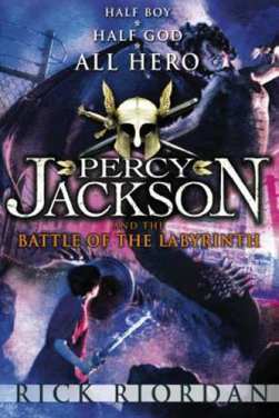 Book cover of The Battle Of The Labyrinth by Rick Riordan