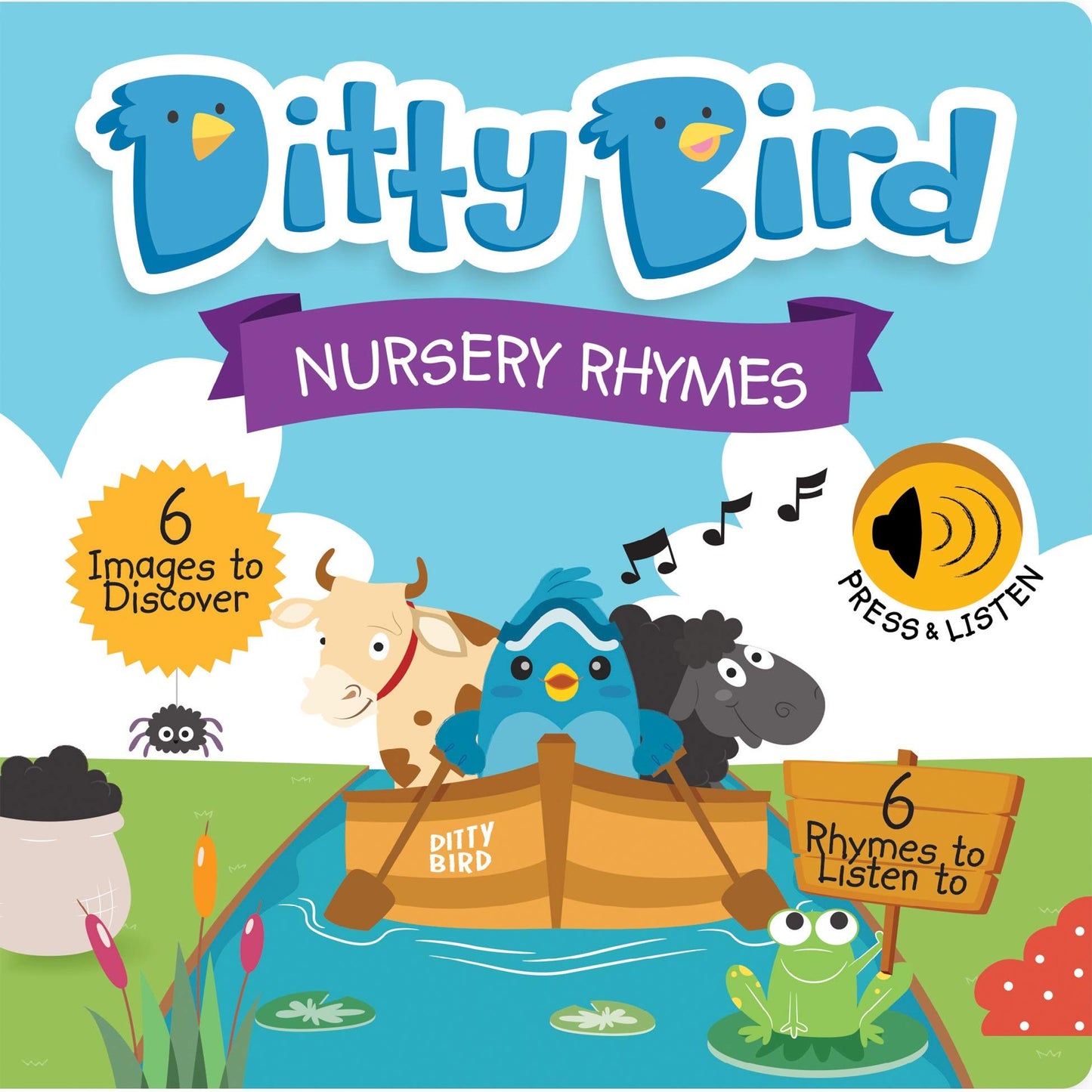 Book cover of Ditty Bird Baby Sound Book: Nursery Rhymes by Ditty Bird
