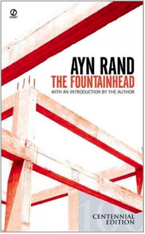 Book cover of The Fountainhead by Ayn Rand, Leonard Peikoff (Afterword)