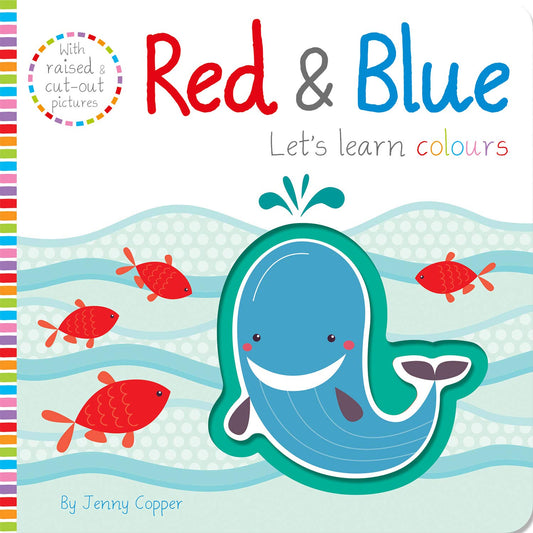 Book cover of Red & Blue by Jenny Copper