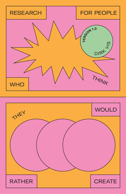 Book cover of Research For People Who (Think They) Would Rather Create by Dirk Vis