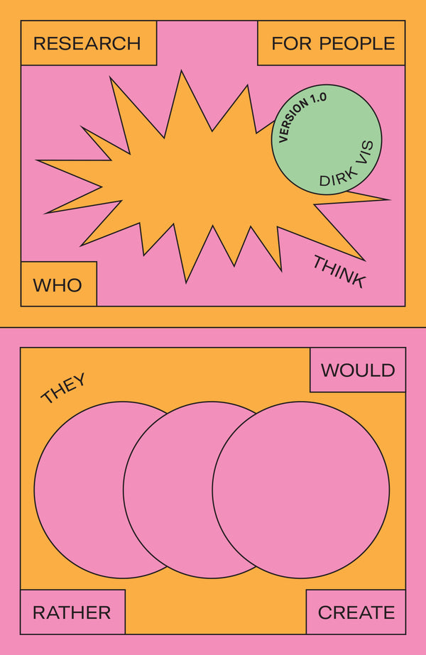 Book cover of Research For People Who (Think They) Would Rather Create by Dirk Vis