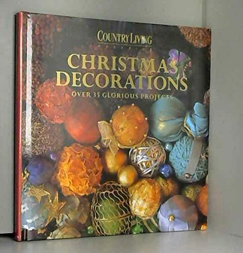 Book cover of Country Living Christmas Decorations by Jane Newdick
