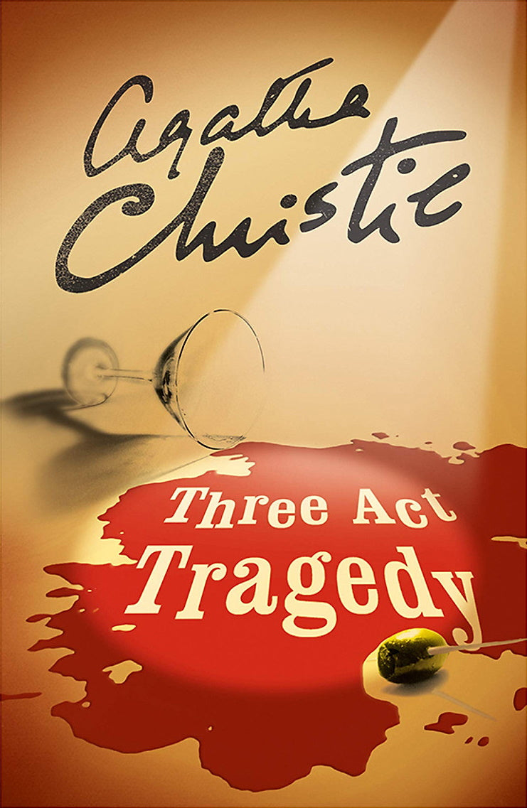 Book cover of Three Act Tragedy by Agatha Christie