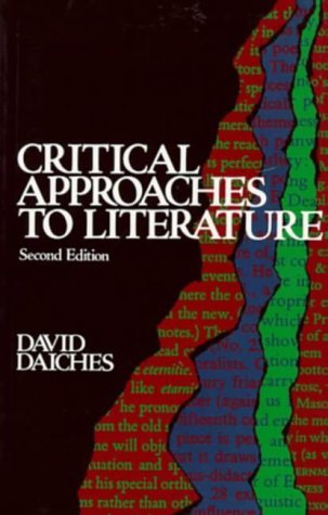 Book cover of Critical Approaches To Literature by David Daiches