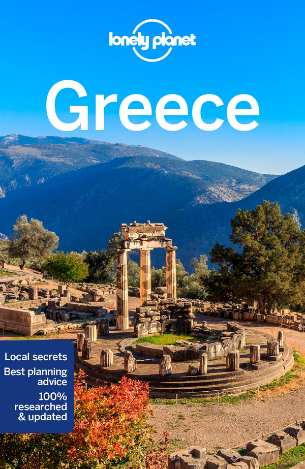 Book cover of Lonely Planet Greece 15 by Simon Richmond, Kate Armstrong, Stuart Butler, Peter Dragicevich, Trent Holden, Anna Kaminski, Vesna Maric, Hugh McNaughtan, Kate Morgan, Isabella Noble, Zora O'Neill, Leonid Ragozin, Kevin Raub, Andrea Schulte-Peevers, Andy Symington, Greg Ward