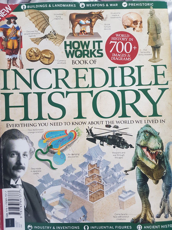 Book cover of How It Works: Book Of Incredible History by Imagine Publishing