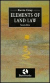 Book cover of Elements Of Land Law by Kevin Gray
