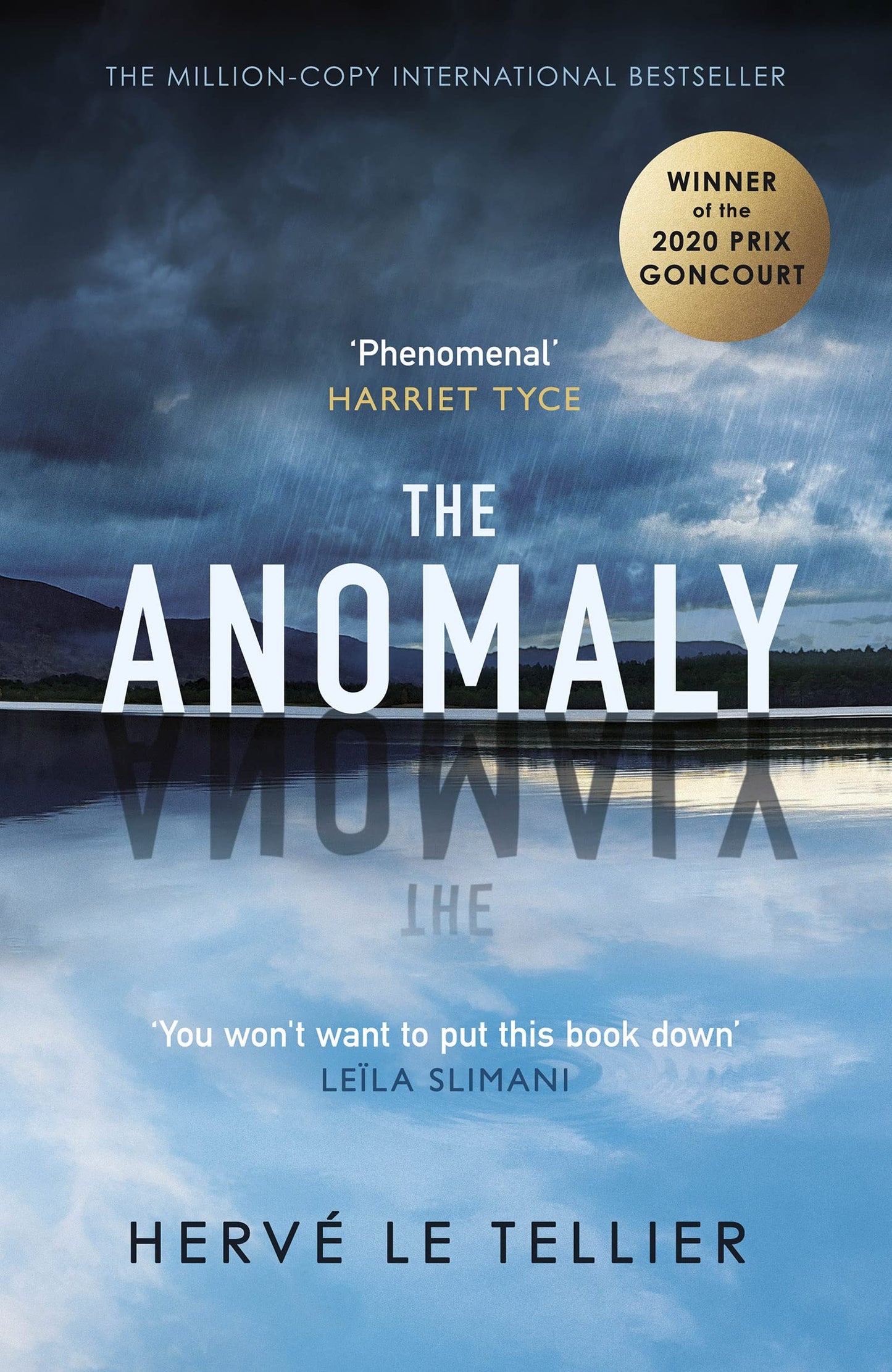 Book cover of The Anomaly by Hervé Le Tellier
