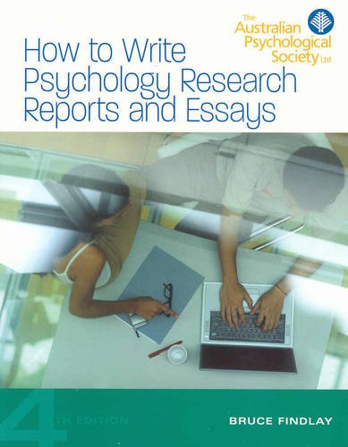 Book cover of How to Write Psychology Research Reports and Essays by Bruce M. Findlay