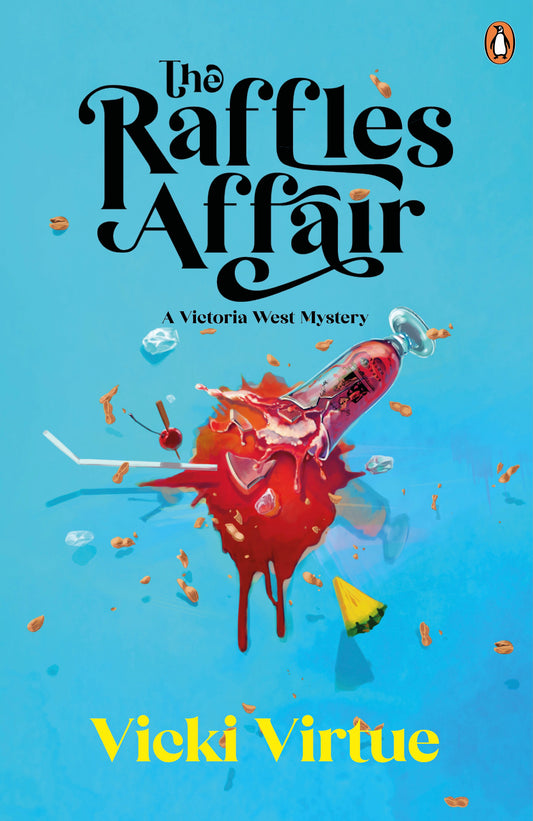 Book cover of The Raffles Affair by Vicki Virtue