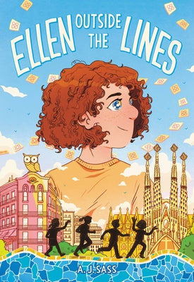 Book cover of Ellen Outside The Lines by A.J. Sass