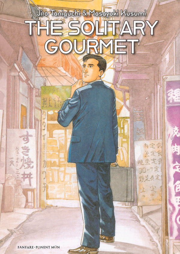 Book cover of The Solitary Gourmet by Masayuki Kusumi, Jirō Taniguchi (Illus.)