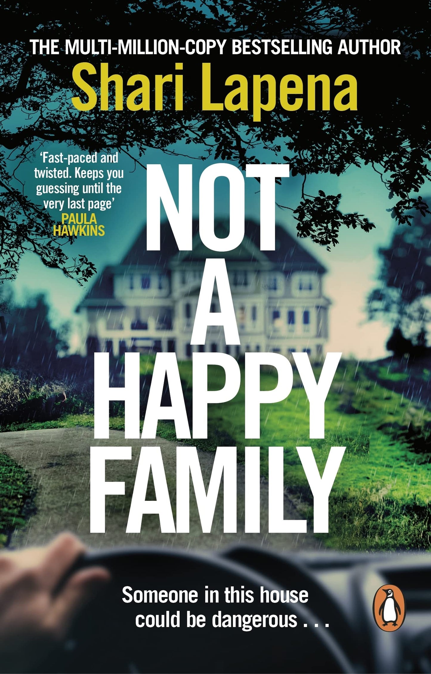 Book cover of Not A Happy Family by Shari Lapena