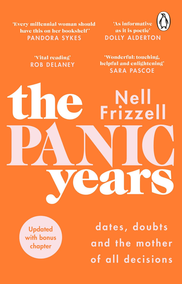 Book cover of The Panic Years by Nell Frizzell