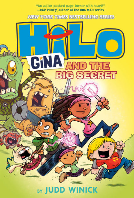 Book cover of Gina And The Big Secret by Judd Winick