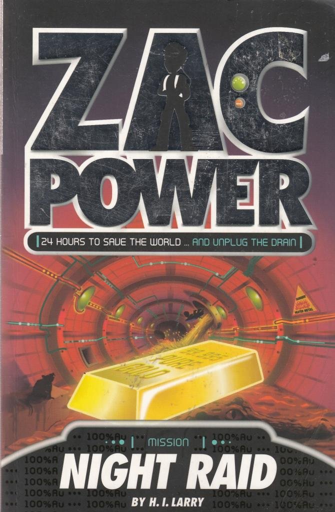 Book cover of Night Raid: Zac Power Mission by H.I. Larry