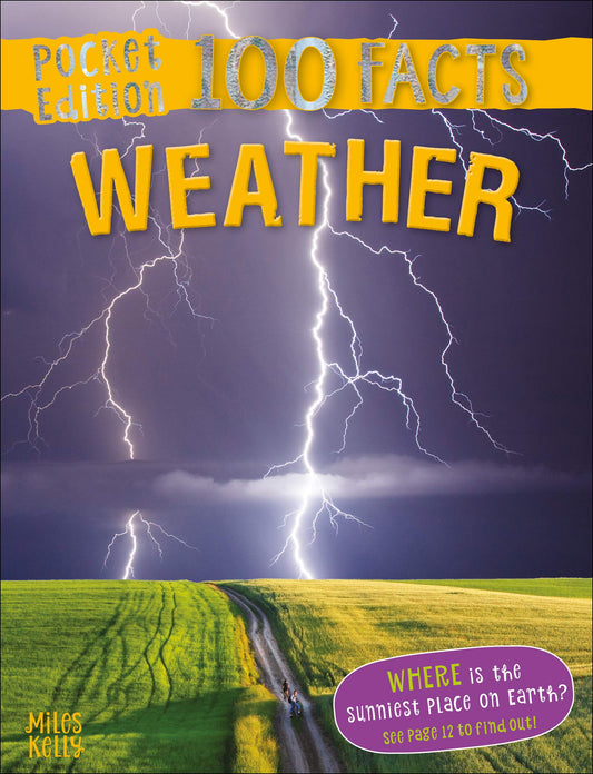 Book cover of Pocket Edition 100 Facts Weather by Clare Oliver