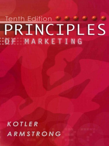 Book cover of Principles Of Marketing by Philip Kotler, Gary M. Armstrong