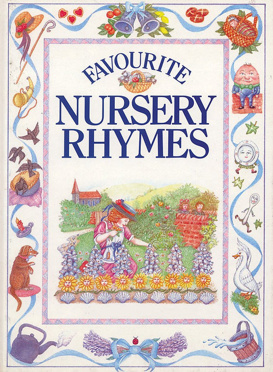 Book cover of Favourite Nursery Rhymes by Peter Bowman None