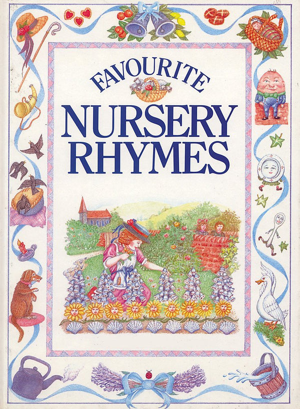 Book cover of Favourite Nursery Rhymes by Peter Bowman None