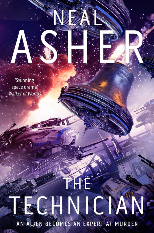 Book cover of The Technician by Neal Asher