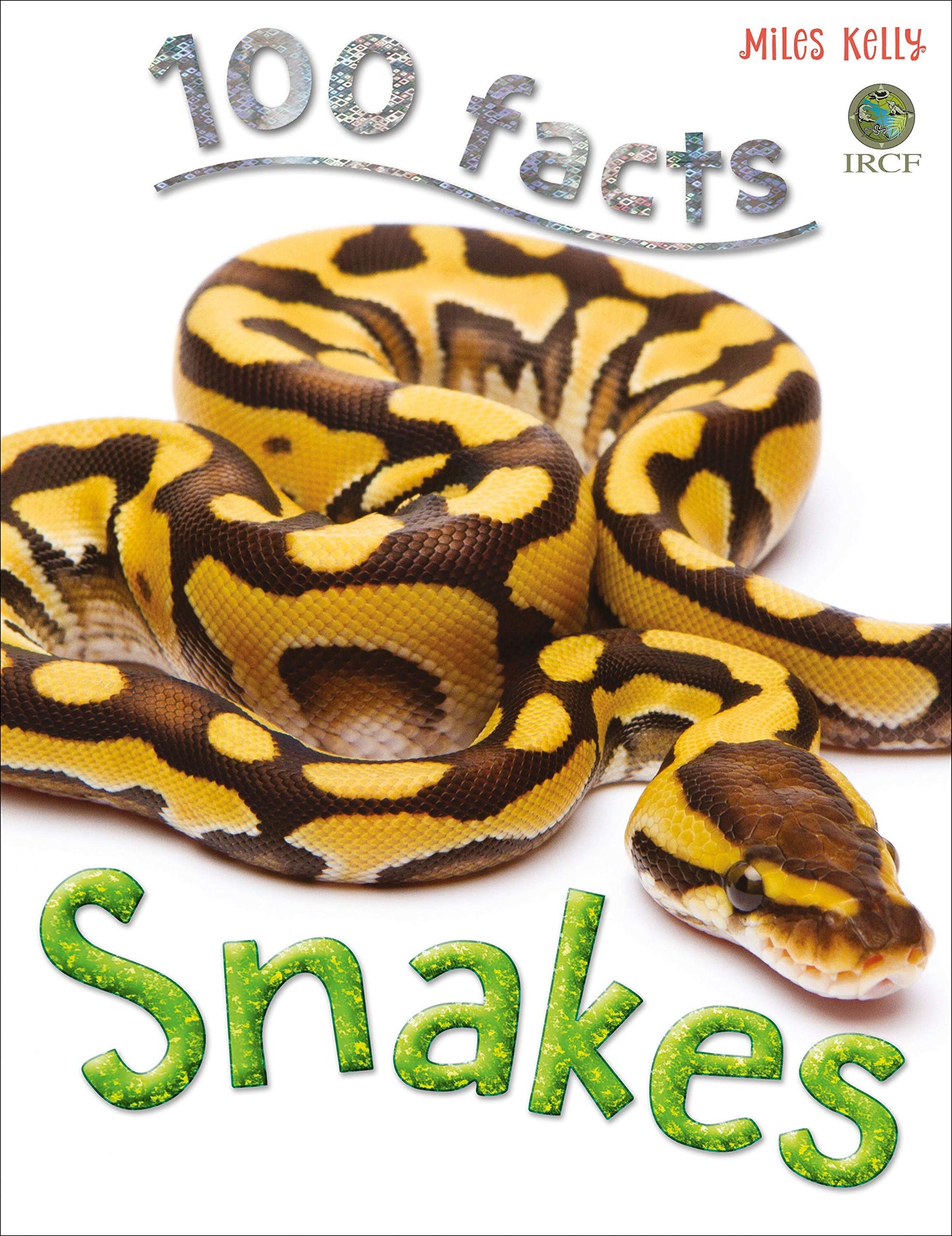 Book cover of 100 Facts Snakes- Herpetology, Cobras, Vipers, Educational Projects, Fun Activities, Quizzes And More! by Barbara Taylor, Miles Kelly