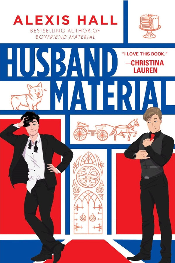 Book cover of Husband Material by Alexis  Hall