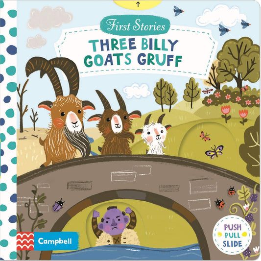 Book cover of Three Billy Goats Gruff by Campbell Books, Sandie Sonke (Illus.)