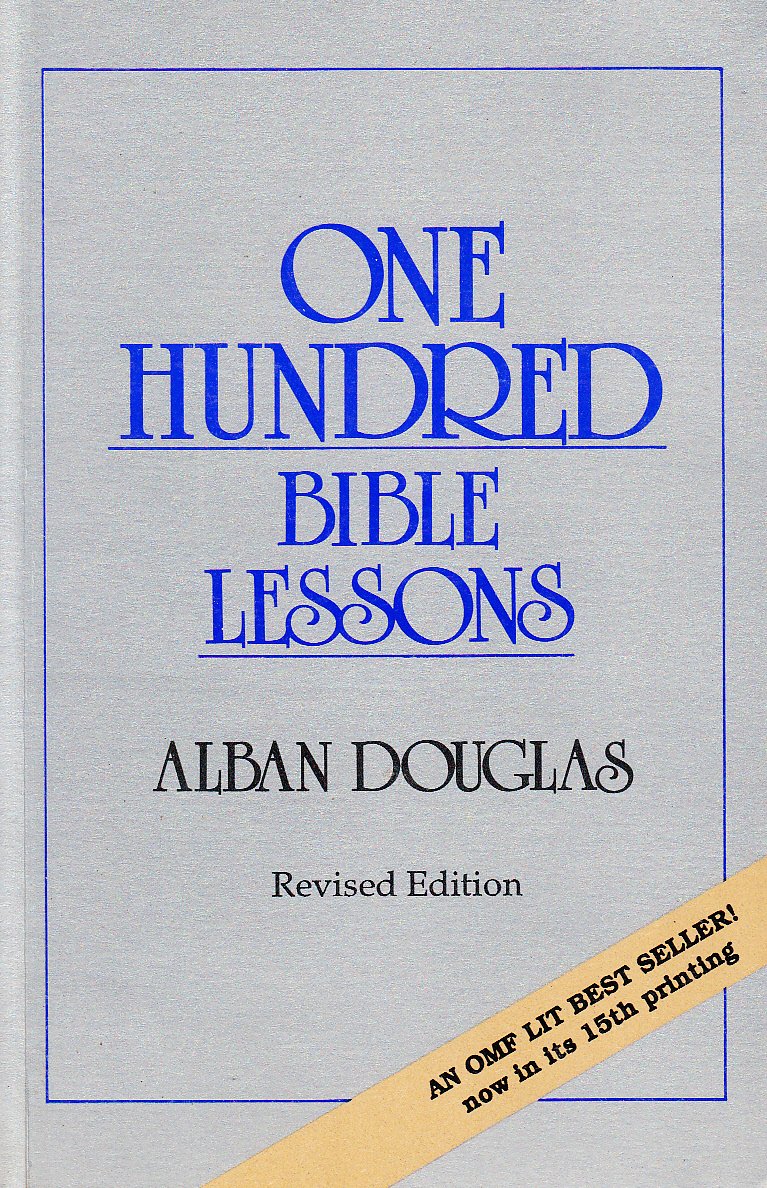 Book cover of One Hundred Bible Lessons by Alban Douglas