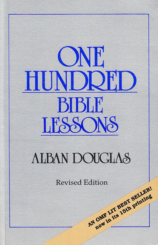 Book cover of One Hundred Bible Lessons by Alban Douglas