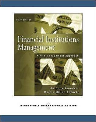 Book cover of Financial Institutions Management: A Risk Management Approach by Anthony Saunders, Marcia Millon Cornett