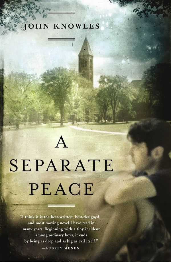 Book cover of A Separate Peace by John Knowles, David Levithan (Afterword)