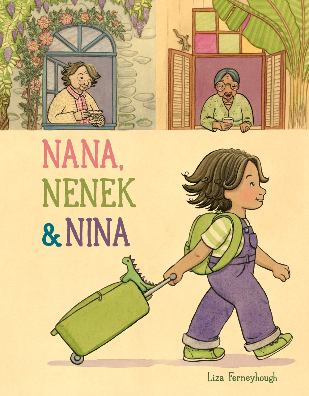 Book cover of Nana, Nenek & Nina by Liza Ferneyhough