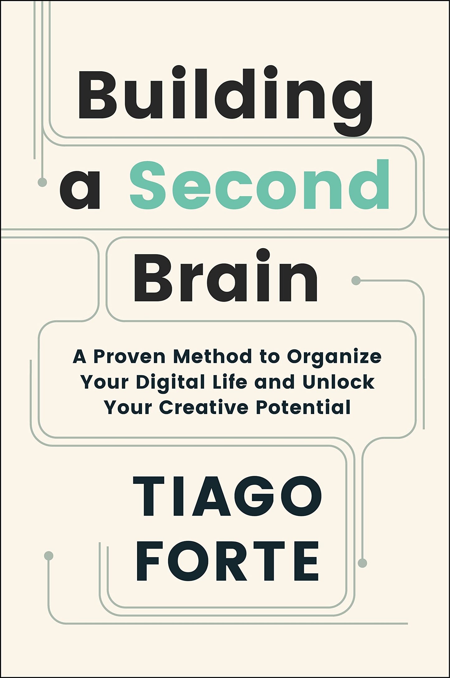 Book cover of Building A Second Brain by Tiago Forte