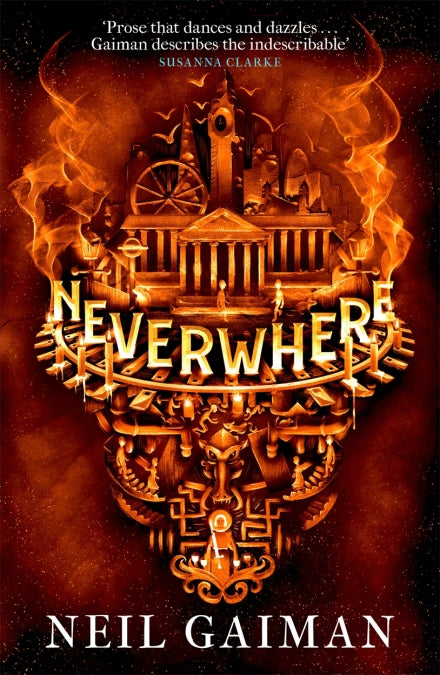Book cover of Neverwhere by Neil Gaiman