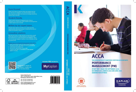 Book cover of Performance Management - Study Text by Kaplan Publishing