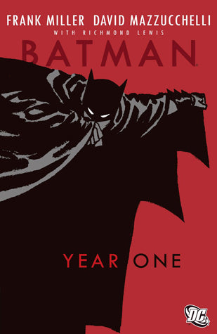 Book cover of Batman: Year One by Frank Miller (Writer), David Mazzucchelli (Illus.), Richmond Lewis (Colorist), Dennis O'Neil (Introduction), Todd Klein (Letterer)