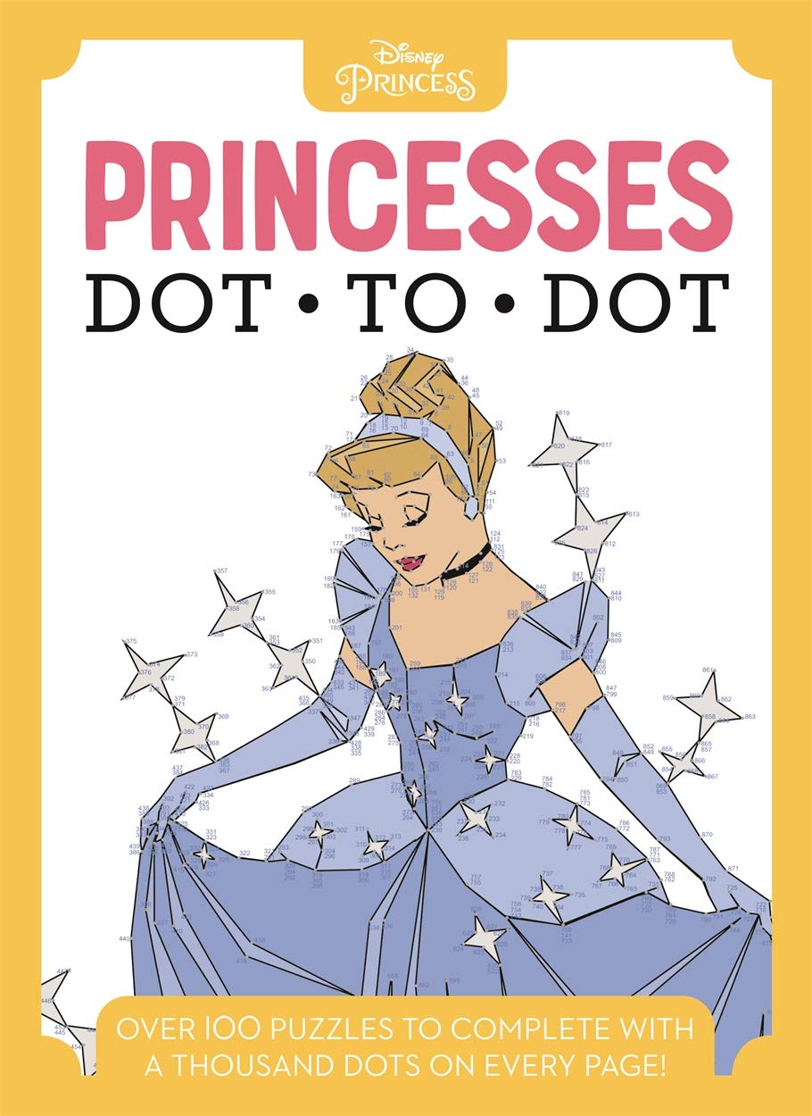 Book cover of Disney Dot-To-Dot Princesses by Walt Disney Company
