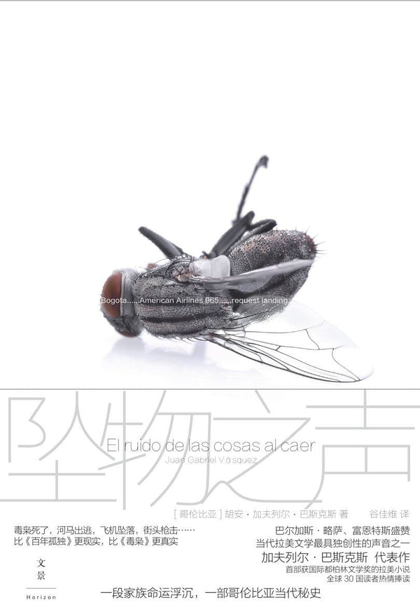 Book cover of 坠物之声 by Juan Gabriel Vásquez, 胡安·加夫列尔·巴斯克斯, 谷佳维 (Trans.)