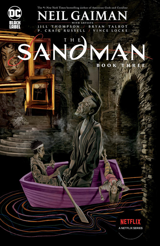 Book cover of The Sandman: Book Three by Neil Gaiman, Jill Thompson (Illus.), Bryan Talbot (Illus.)