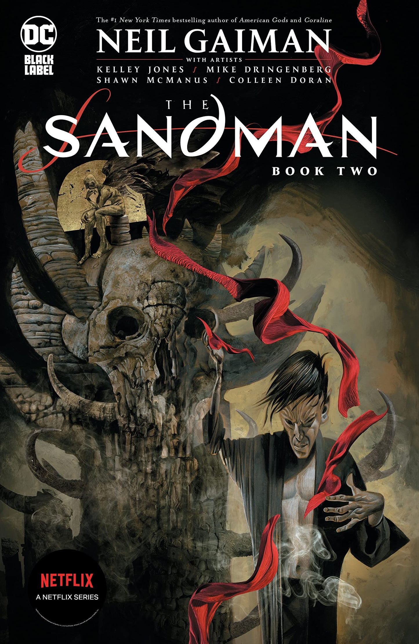 Book cover of The Sandman: Book Two by Neil Gaiman, Kelly Jones (Illus.), Mike Dringenberg (Illus.)